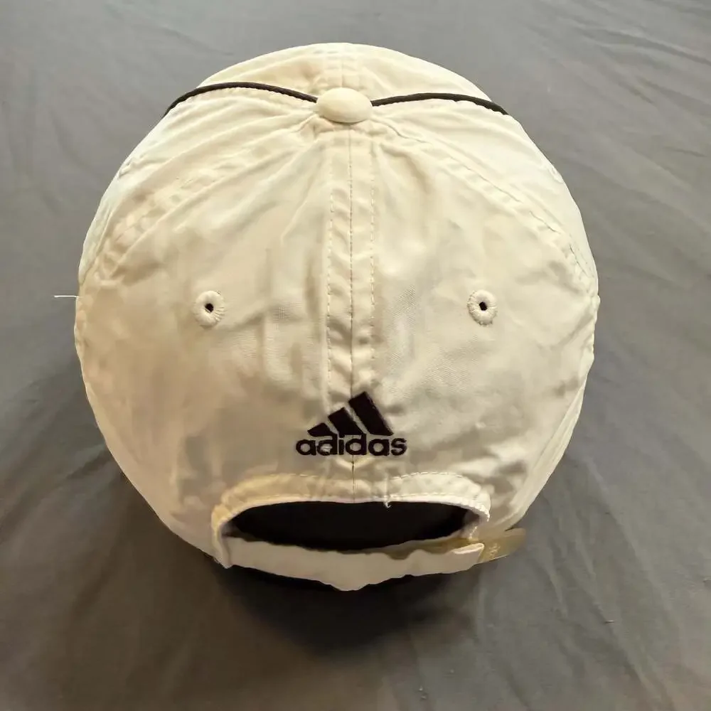 Adidas Golf ClimaCool White Black Performance Adjustable Hat Cap